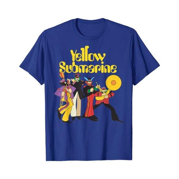 The Beatles Yellow Submarine Party Childrens T-Shirt - Picture 1 of 4
